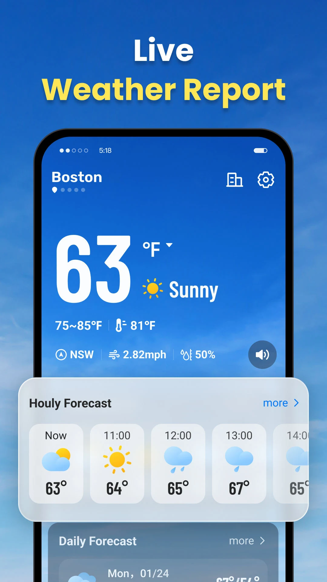 Live Weather: Daily Forecast screenshot