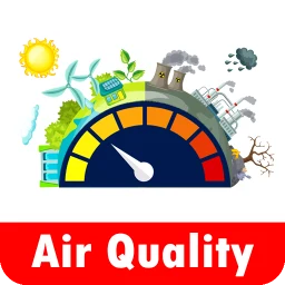 Icono de AQI: Air Quality Index & Radar